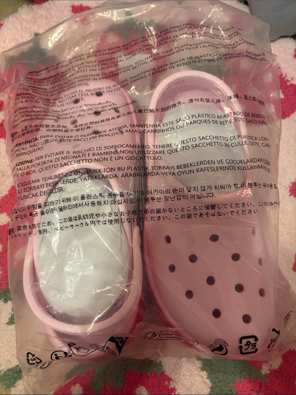 Women’s Crocs Pink Slip-On Clog Shoes